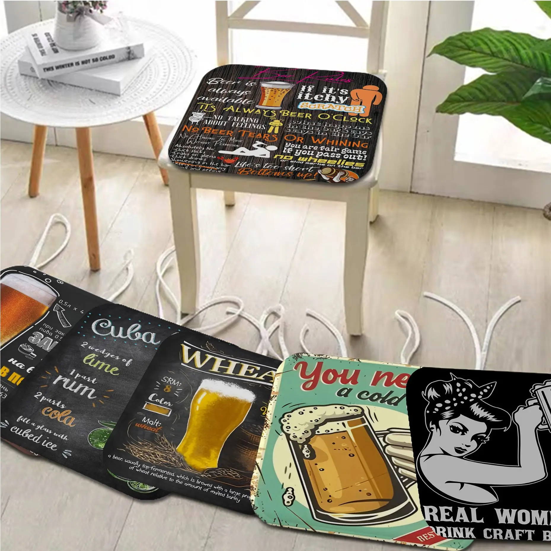 Beer Cocktail Collection Simplicity Multi-Color Chair Cushion Soft Office Car Seat Comfort Breathable 45x45cm Chair Mat Pad
Beer Cocktail Collection Simplicity Multi-Color Chair Cushion Soft Office Car Seat Comfort Breathable 45x45cm Chair Mat Pad