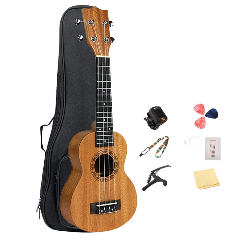 Guitar Ukulele 23 Inch Four String Wooden Beginner with Gig Bag for Beginner Starter Adult Beginner Kit Best Gift
Guitar Ukulele 23 Inch Four String Wooden Beginner with Gig Bag for Beginner Starter Adult Beginner Kit Best Gift