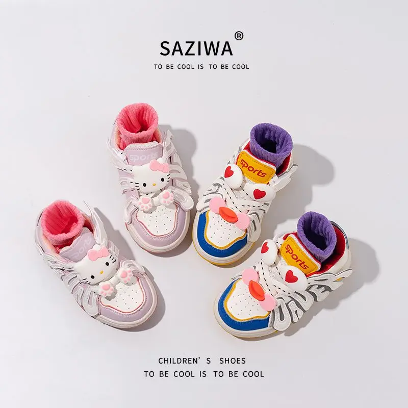 Kawaii Sanrios Hello Kitty девочка детская спортивная обувь Осенняя детская модная мультяшная Нескользящая дышащая повседневная обувь для девочек
Kawaii Sanrios Hello Kitty девочка детская спортивная обувь Осенняя детская модная мультяшная Нескользящая дышащая повседневная обувь для девочек