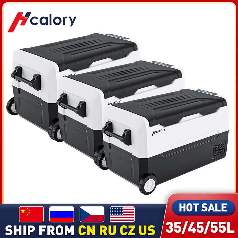 Hcalory 35/45/55L Portable Car Refrigerator/Freezer Home Electric Compressor Cooler 12/24V DC & 110-240V AC
Hcalory 35/45/55L Portable Car Refrigerator/Freezer Home Electric Compressor Cooler 12/24V DC & 110-240V AC