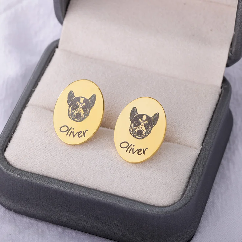 Personalized Customized Stud Earrings 2cm Cute Animal Dog Cat Custom Printed Jewelry For Black Women Gifts 1Pair
Personalized Customized Stud Earrings 2cm Cute Animal Dog Cat Custom Printed Jewelry For Black Women Gifts 1Pair