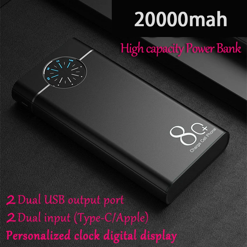 Portable appliances 3.0 mobile power roulette monitor 20000Mah PD 3.0 USB external mobile battery for iPhone Xiaomi
Portable appliances 3.0 mobile power roulette monitor 20000Mah PD 3.0 USB external mobile battery for iPhone Xiaomi