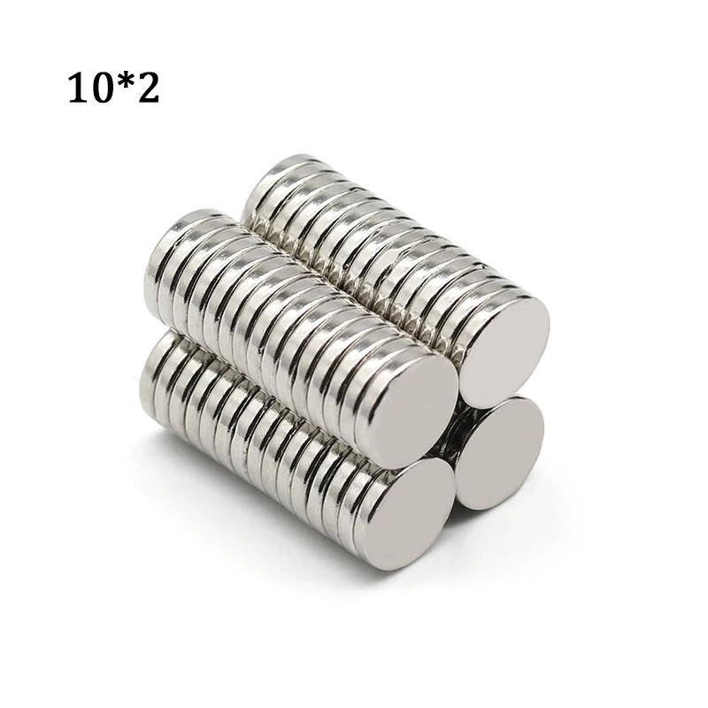 

5/10/15/20pcs 10x2 Super Powerful Strong Bulk Round NdFeB Neodymium Disc Magnets Dia N38 Rare Earth magnet 10*2 neodymiummagnet