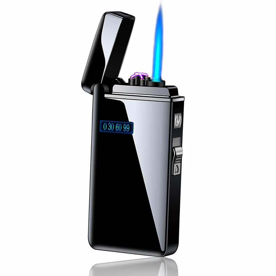 Gas Electric Windproof Metal USB Torch Lighter Jet Turbo Dual Arc LED Lighters Gas Charging Electronic Butane Pipe Cigar Lighter
Gas Electric Windproof Metal USB Torch Lighter Jet Turbo Dual Arc LED Lighters Gas Charging Electronic Butane Pipe Cigar Lighter