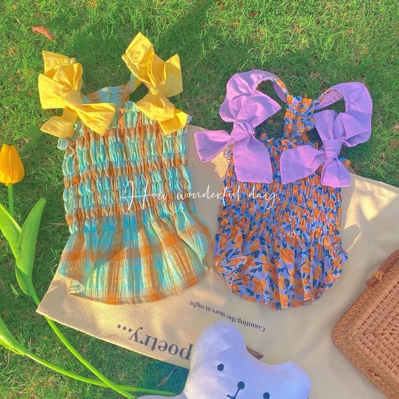 Pet Dress Big Bow Tie Thin Section Plaid Puppy Cat Skirt Clothes Summer Purple Breathable Girl Chihuahua Vest Small Dog Clothing
Pet Dress Big Bow Tie Thin Section Plaid Puppy Cat Skirt Clothes Summer Purple Breathable Girl Chihuahua Vest Small Dog Clothing