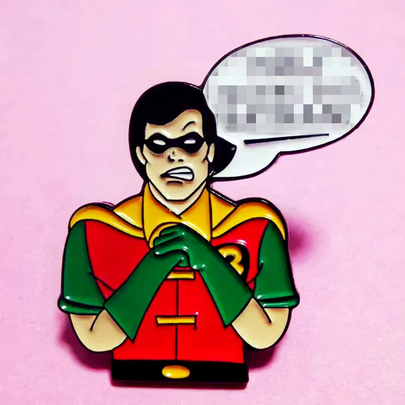 Anime Gotham Superhero Robin Brooches Enamel Pin Brooch Badge Lapel Pins Hard Metal Alloy Jacket Decoration Ornaments Jewelry
Anime Gotham Superhero Robin Brooches Enamel Pin Brooch Badge Lapel Pins Hard Metal Alloy Jacket Decoration Ornaments Jewelry