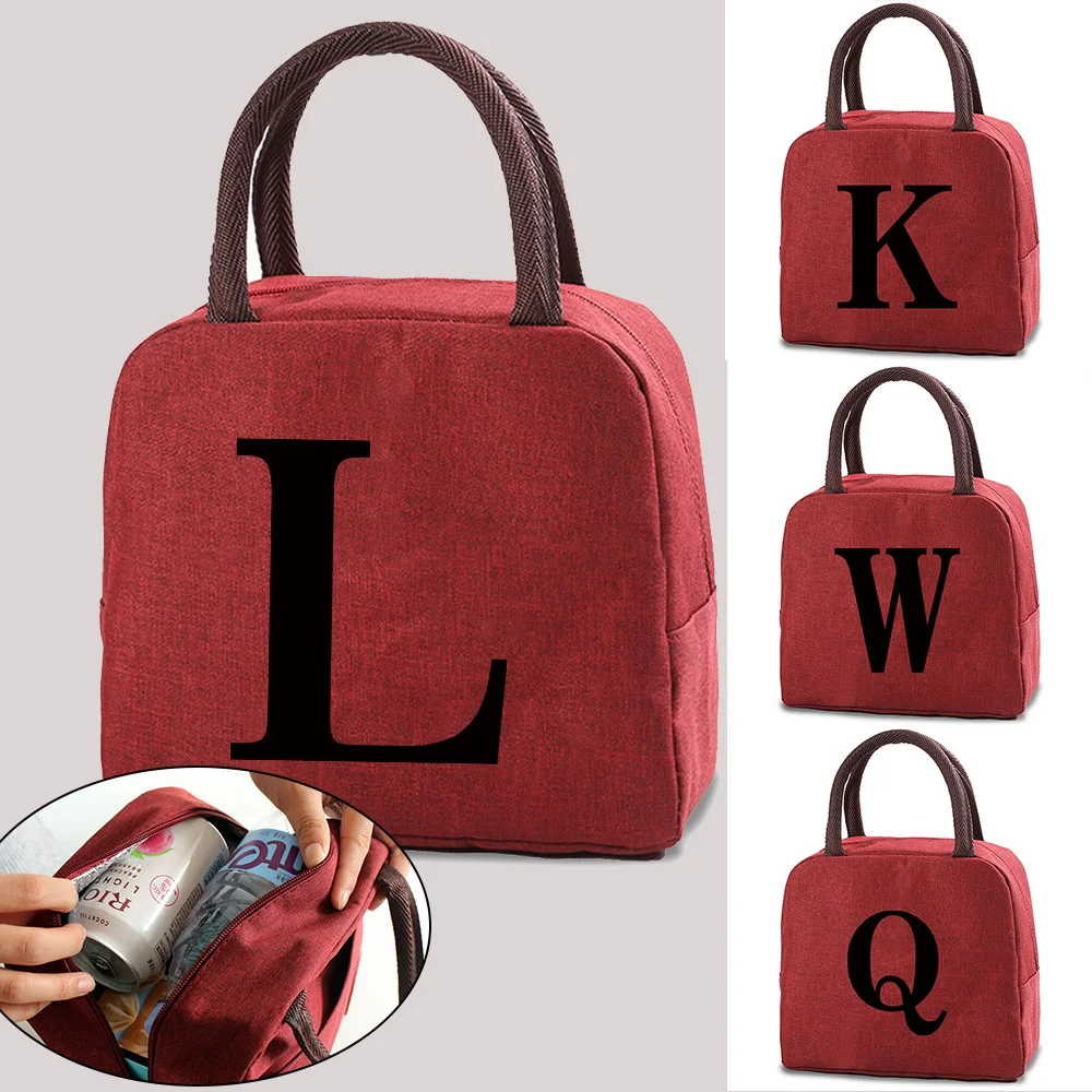 Lunch Bag Insulated Picnic Carry Case Thermal Portable Lunch Box Bento Pouch Black Letter Print Food Container Storage handbag
Lunch Bag Insulated Picnic Carry Case Thermal Portable Lunch Box Bento Pouch Black Letter Print Food Container Storage handbag