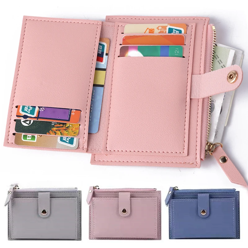 Purse Zipper Fashion Holder Wallets Slim Women Small Coin Solid Wallets Female Hasp Mini Wallet Multi-cards Leather Short Hasp
Purse Zipper Fashion Holder Wallets Slim Women Small Coin Solid Wallets Female Hasp Mini Wallet Multi-cards Leather Short Hasp