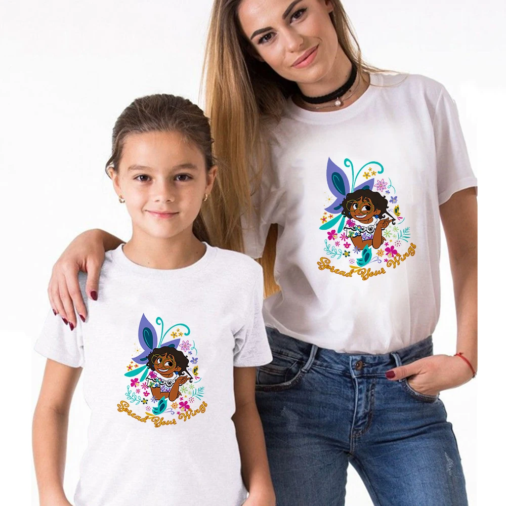 Disney Encanto Clothes Mom and Daughter Equal Tee Shirt Mothe's Kids Day Summer Girl Fashion European 3 To 12 Years Family Look
Disney Encanto Clothes Mom and Daughter Equal Tee Shirt Mothe's Kids Day Summer Girl Fashion European 3 To 12 Years Family Look