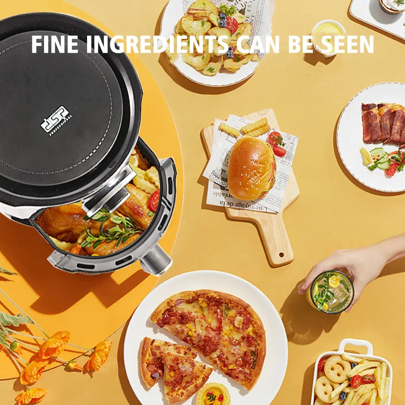 Household Air Fryer Black Non Stick Frying Pan Multifunctional Air Fryer Can Be Timed Mechanical Freidora De Aire Sin Aceite A
Household Air Fryer Black Non Stick Frying Pan Multifunctional Air Fryer Can Be Timed Mechanical Freidora De Aire Sin Aceite A