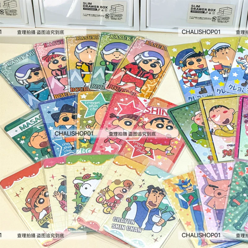 Cartoon Crayon Shinchan Collection Card Limited Laser Light Kasukabe Defense Force Anime Shinchan Nene Kazama Cute Paper Card 
Cartoon Crayon Shinchan Collection Card Limited Laser Light Kasukabe Defense Force Anime Shinchan Nene Kazama Cute Paper Card