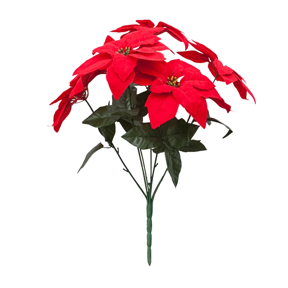 1PC Artificial Flower Floral Xmas Decor Poinsettia for Balcony Party Shop Window Home Table
1PC Artificial Flower Floral Xmas Decor Poinsettia for Balcony Party Shop Window Home Table
