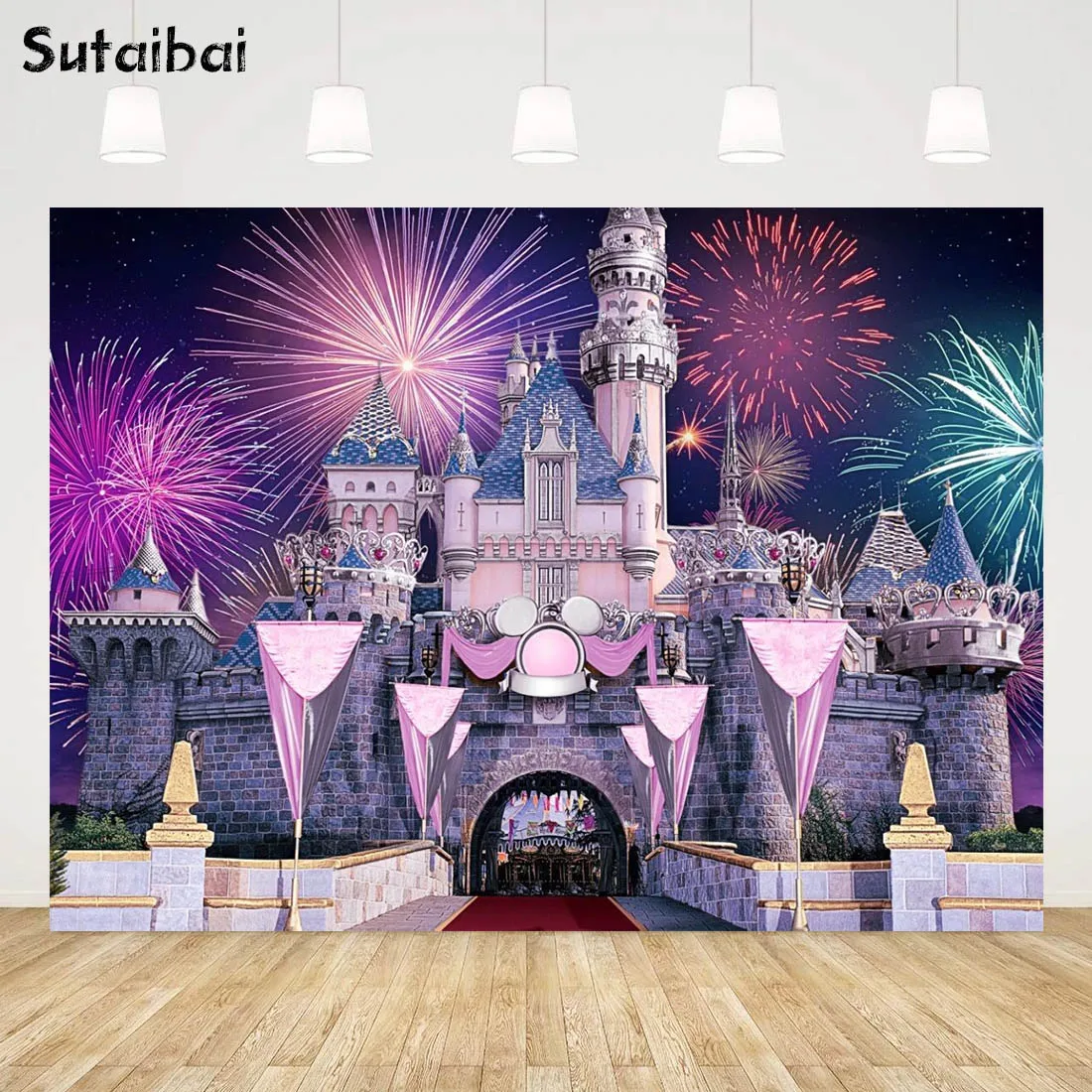 Photography Backdrops Beautiful Princess Disney Castle Night Fireworks Party Celebration Background Baby Shower Backdrops
Photography Backdrops Beautiful Princess Disney Castle Night Fireworks Party Celebration Background Baby Shower Backdrops