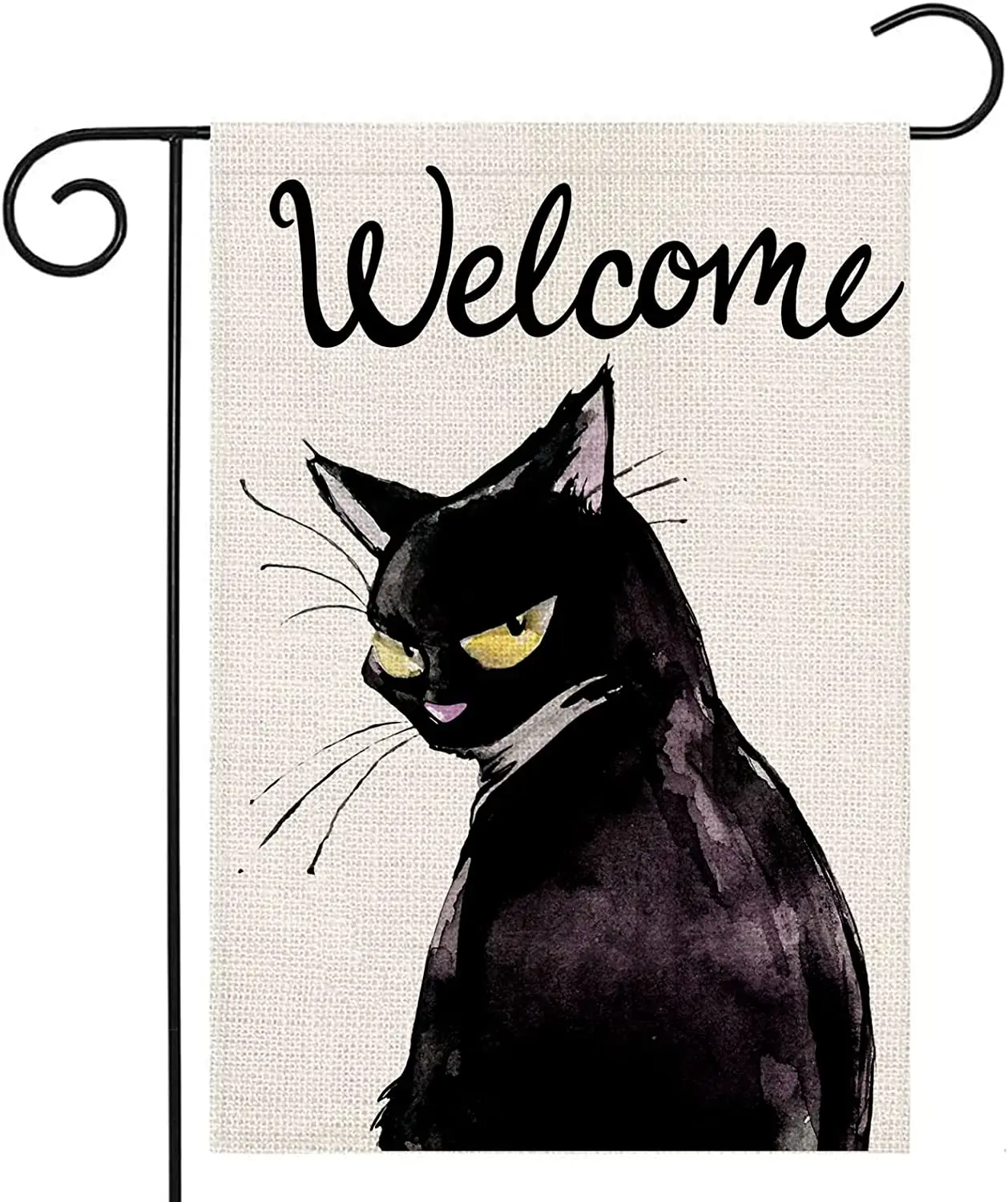 Halloween Spooky Cat Garden Flag for Outside 12x18 Double Sided Halloween Welcome Black Cat Small Yard Flags for Seasonal
Halloween Spooky Cat Garden Flag for Outside 12x18 Double Sided Halloween Welcome Black Cat Small Yard Flags for Seasonal