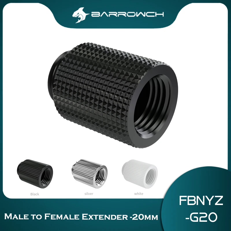 Barrowch Water Cooling Fittings G1/4 Male to Female Extender 7.5mm/10mm/15mm/20mm FBNYZ
Barrowch Water Cooling Fittings G1/4 Male to Female Extender 7.5mm/10mm/15mm/20mm FBNYZ