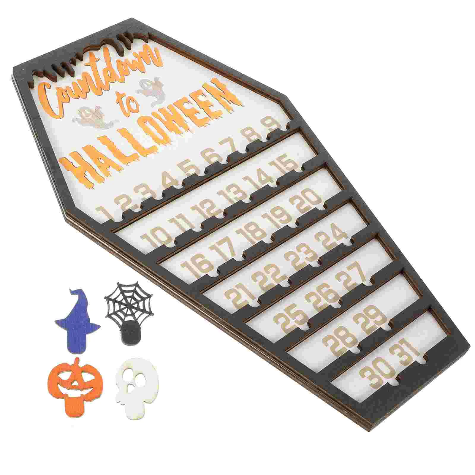 Halloween Decorations Advent Calendars Three-dimensional Countdown Wooden Adornment
Halloween Decorations Advent Calendars Three-dimensional Countdown Wooden Adornment