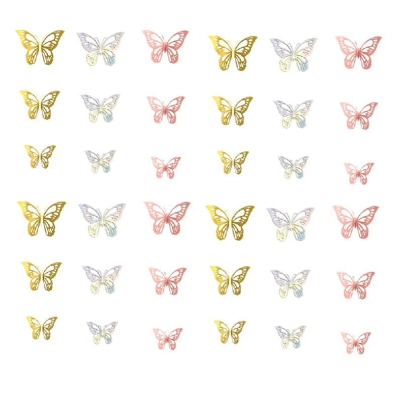 36 Pieces Butterfly Stickers 3D Stickers Cutout Butterfly Stickers Wall Decorations For Home,Refrigerator Party
36 Pieces Butterfly Stickers 3D Stickers Cutout Butterfly Stickers Wall Decorations For Home,Refrigerator Party