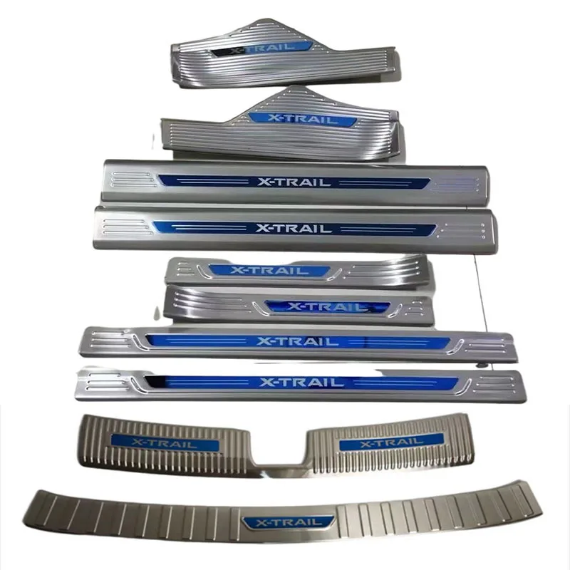 Door Sill Pedal Scuff Plate Stainless Steel Guard Protector Car Styling Sticker(inside + outside)for Nissan X-Trail X Trail 2022
Door Sill Pedal Scuff Plate Stainless Steel Guard Protector Car Styling Sticker(inside + outside)for Nissan X-Trail X Trail 2022