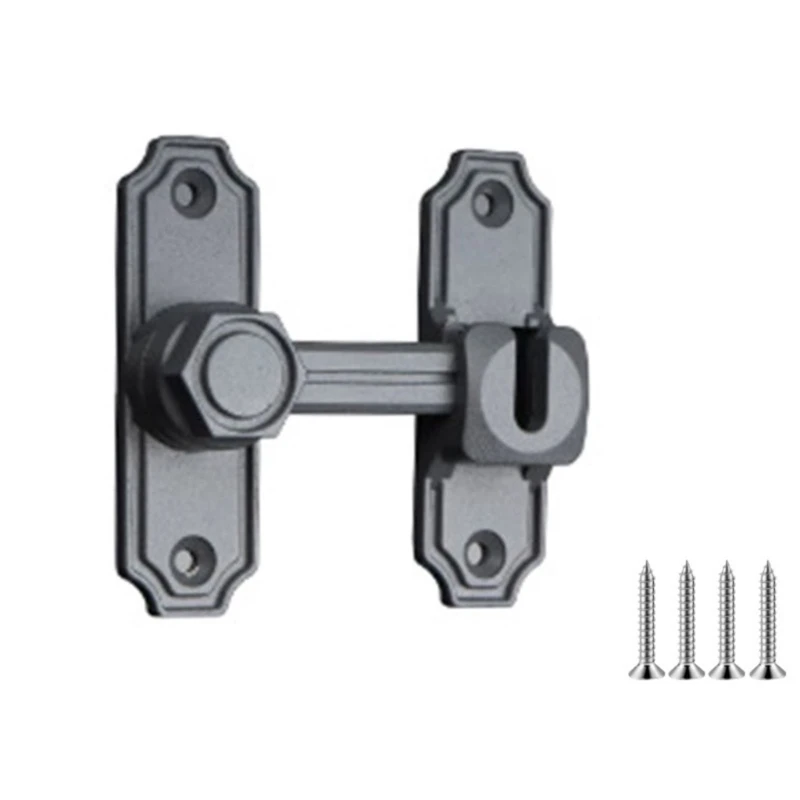 90/180 Degree Door Lock Sliding-Door-Latch Barn Door Lock for Bathroom Outdoor Protect Privacy Security Gate-Latch
90/180 Degree Door Lock Sliding-Door-Latch Barn Door Lock for Bathroom Outdoor Protect Privacy Security Gate-Latch