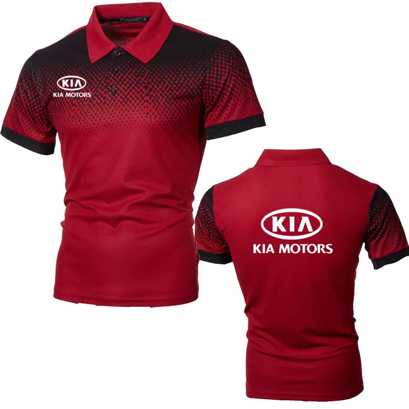 Summer 100% Cotton men's Golf Shirt top Kia car logo print Breathable comfortable men's polo shirt trendy men's clothing
Summer 100% Cotton men's Golf Shirt top Kia car logo print Breathable comfortable men's polo shirt trendy men's clothing