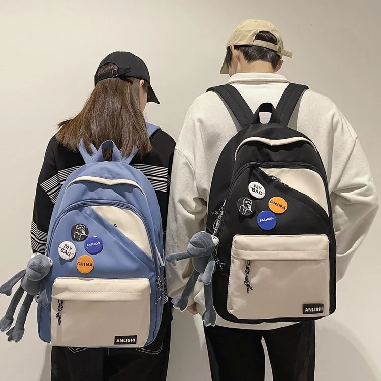 Korean Style High School Bag For Students Patchwork Color Large Capacity Contrast Backpacks For Women Bags
Korean Style High School Bag For Students Patchwork Color Large Capacity Contrast Backpacks For Women Bags
