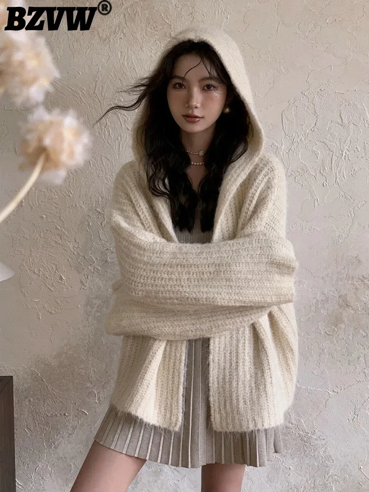 Новинка Зима 2023 года! BZVW, Корейская версия, дизайн, ощущение, капюшон, ленивый стиль, тонкий свитер, пальто, повседневный свободный Женский вязаный кардиган 25x35
Новинка Зима 2023 года! BZVW, Корейская версия, дизайн, ощущение, капюшон, ленивый стиль, тонкий свитер, пальто, повседневный свободный Женский вязаный кардиган 25x35