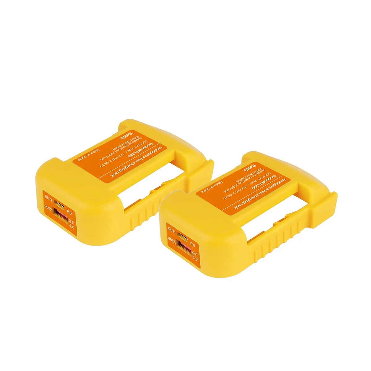 

USB-адаптер для зарядного устройства для аккумулятора 20 в, 2 USB-держателя с быстрой зарядкой Type-C