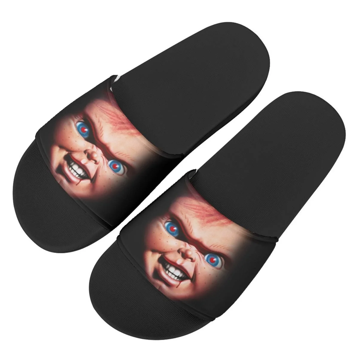 Child's Play Chucky Sandals New Fashion Movie Characters Waterproof Flats for Teen Brand Design Personalized Round Toe Slippers
Child's Play Chucky Sandals New Fashion Movie Characters Waterproof Flats for Teen Brand Design Personalized Round Toe Slippers