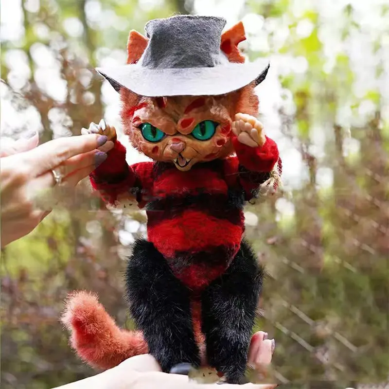 Halloween Decoration Supplies Kitty Krueger Handmade Doll Plush Doll Ornaments Simulation Horror Ghost Doll Ornaments Plush Toys
Halloween Decoration Supplies Kitty Krueger Handmade Doll Plush Doll Ornaments Simulation Horror Ghost Doll Ornaments Plush Toys