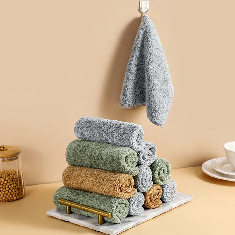 Bamboo Charcoal Fiber Cleaning Cloth Rags Water Absorption Non-Stick Oil Washing Kitchen Towel Household Cleaning Wiping Tools
Bamboo Charcoal Fiber Cleaning Cloth Rags Water Absorption Non-Stick Oil Washing Kitchen Towel Household Cleaning Wiping Tools