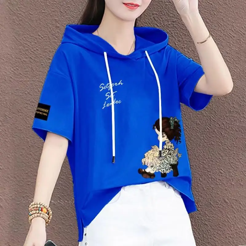 100% cotton shortsleeved t-hirt women 2022 Korean fashion summer dress colorful print loose casual ins top hooded sweater trendy
100% cotton shortsleeved t-hirt women 2022 Korean fashion summer dress colorful print loose casual ins top hooded sweater trendy