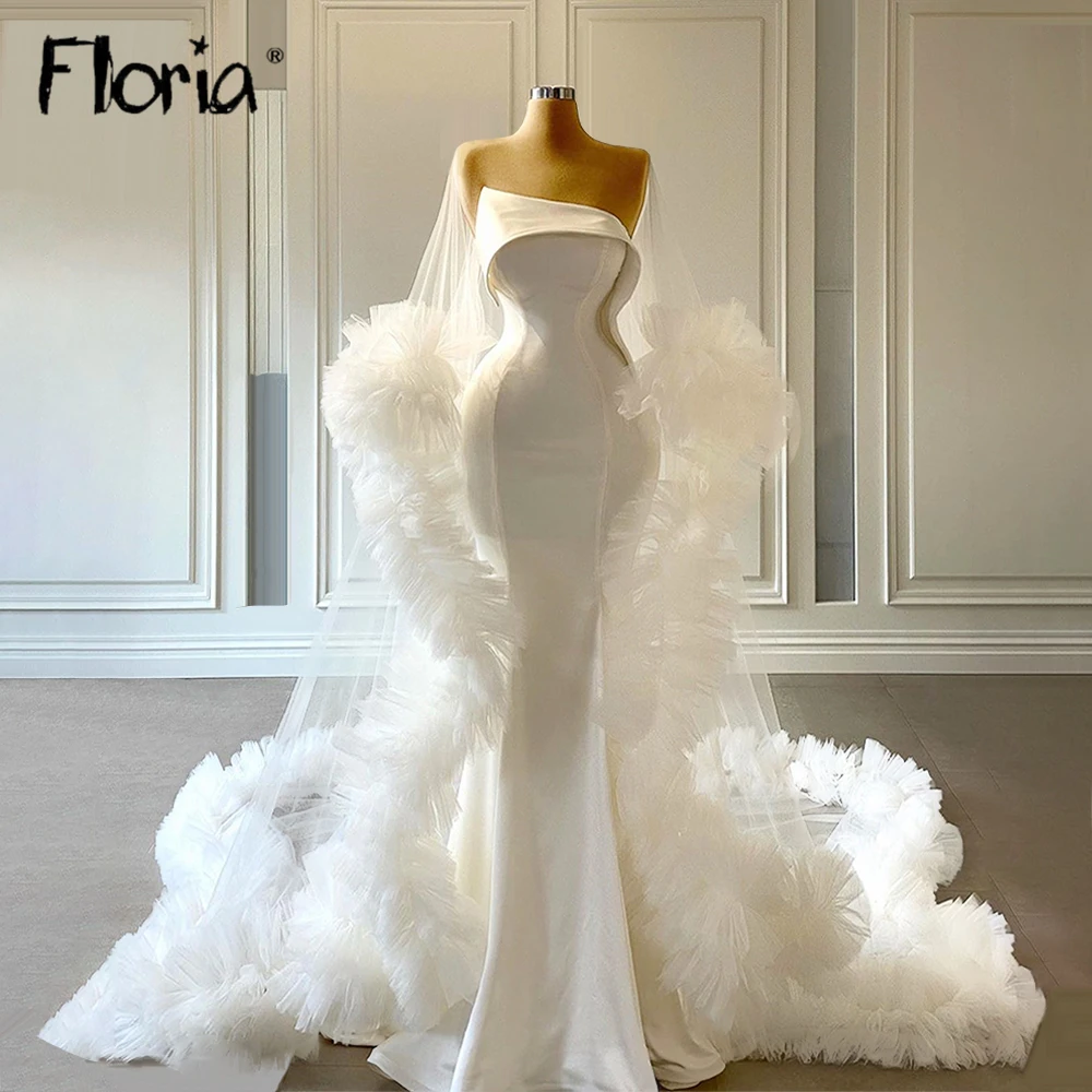 Женское вечернее платье-Русалка Aso Ebi, белое атласное платье с фатиновой оборкой, накидка для выпускного вечера, 2023
Женское вечернее платье-Русалка Aso Ebi, белое атласное платье с фатиновой оборкой, накидка для выпускного вечера, 2023
