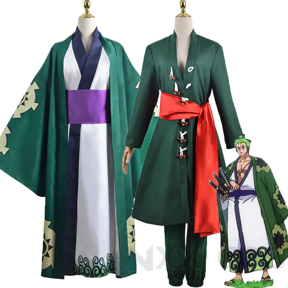 Anime Roronoa Zoro Cosplay Costume Kimono Set Cartoon Zoro Cosplay Costumes Women Men Halloween Carnival Suit Outfits
Anime Roronoa Zoro Cosplay Costume Kimono Set Cartoon Zoro Cosplay Costumes Women Men Halloween Carnival Suit Outfits