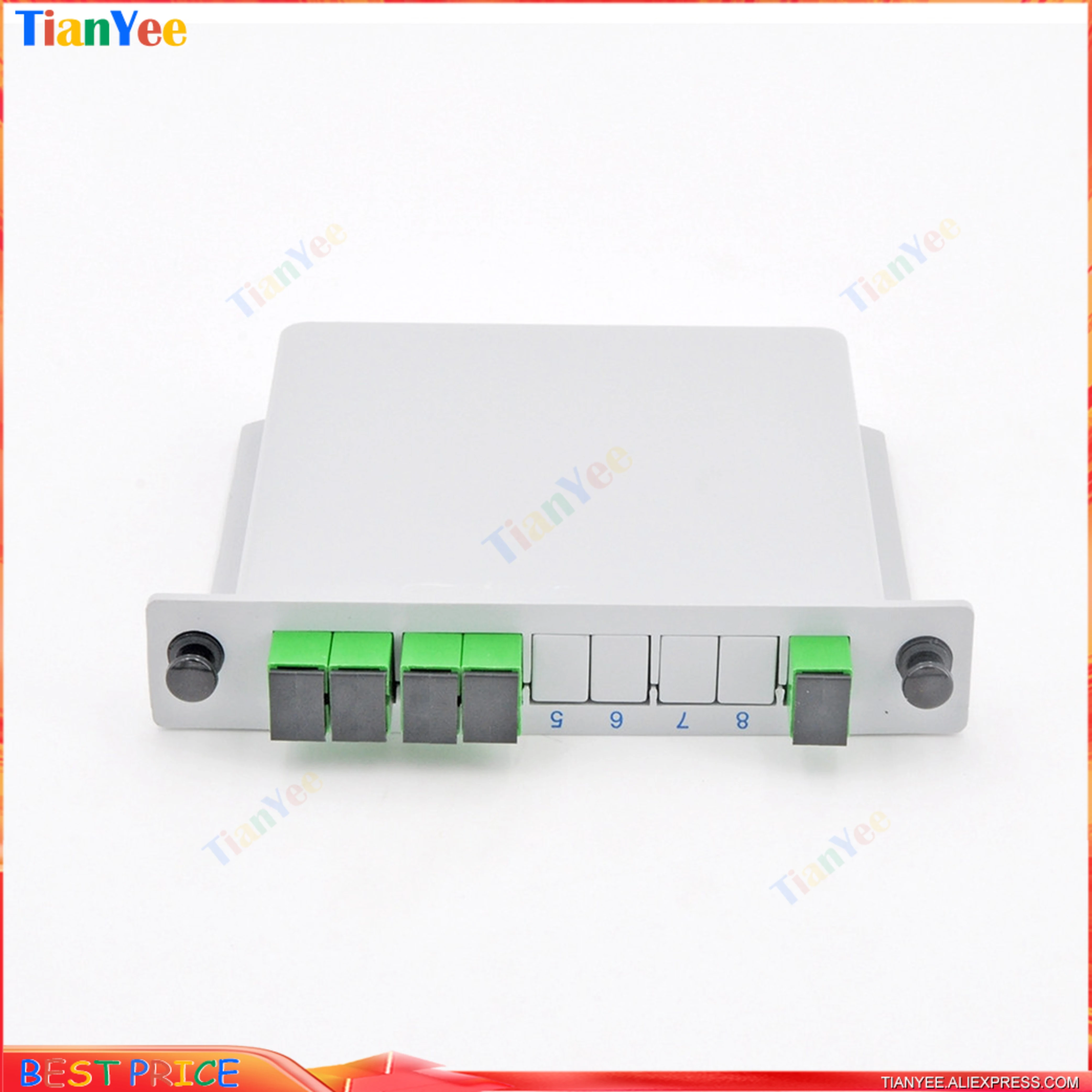PLC SC APC 1X4 Cassette Fiber Optic Splitter Box FTTH Cassette Insertion Type Fiber Optic Splitter Fast dispatch
PLC SC APC 1X4 Cassette Fiber Optic Splitter Box FTTH Cassette Insertion Type Fiber Optic Splitter Fast dispatch
