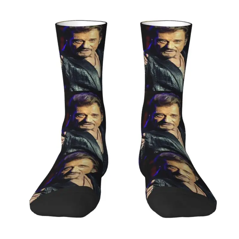Johnny Hallyday Men's Crew Socks Unisex Fashion 3D Print French Rock Singer Dress Socks
Johnny Hallyday Men's Crew Socks Unisex Fashion 3D Print French Rock Singer Dress Socks