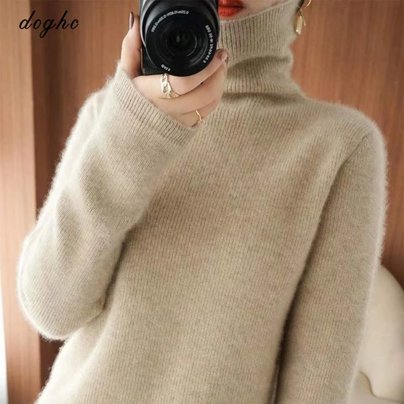 DOGHC Minimalism Light Luxury 2022 New Spring Autumn Temperament Commuter Knitted Viscose Solid Color Turtleneck Sweater CPMY
DOGHC Minimalism Light Luxury 2022 New Spring Autumn Temperament Commuter Knitted Viscose Solid Color Turtleneck Sweater CPMY