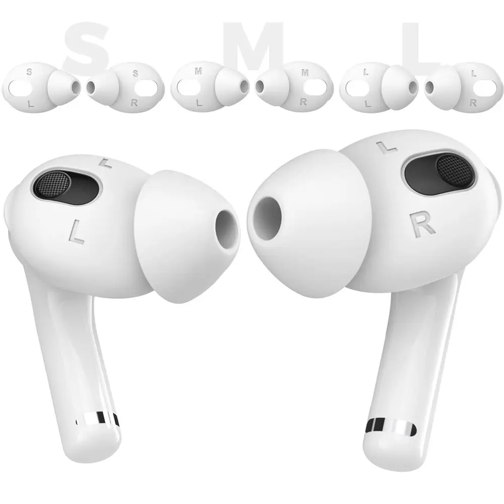 3 пары, Мягкие силиконовые наушники-вкладыши для AirPods 3
3 пары, Мягкие силиконовые наушники-вкладыши для AirPods 3
