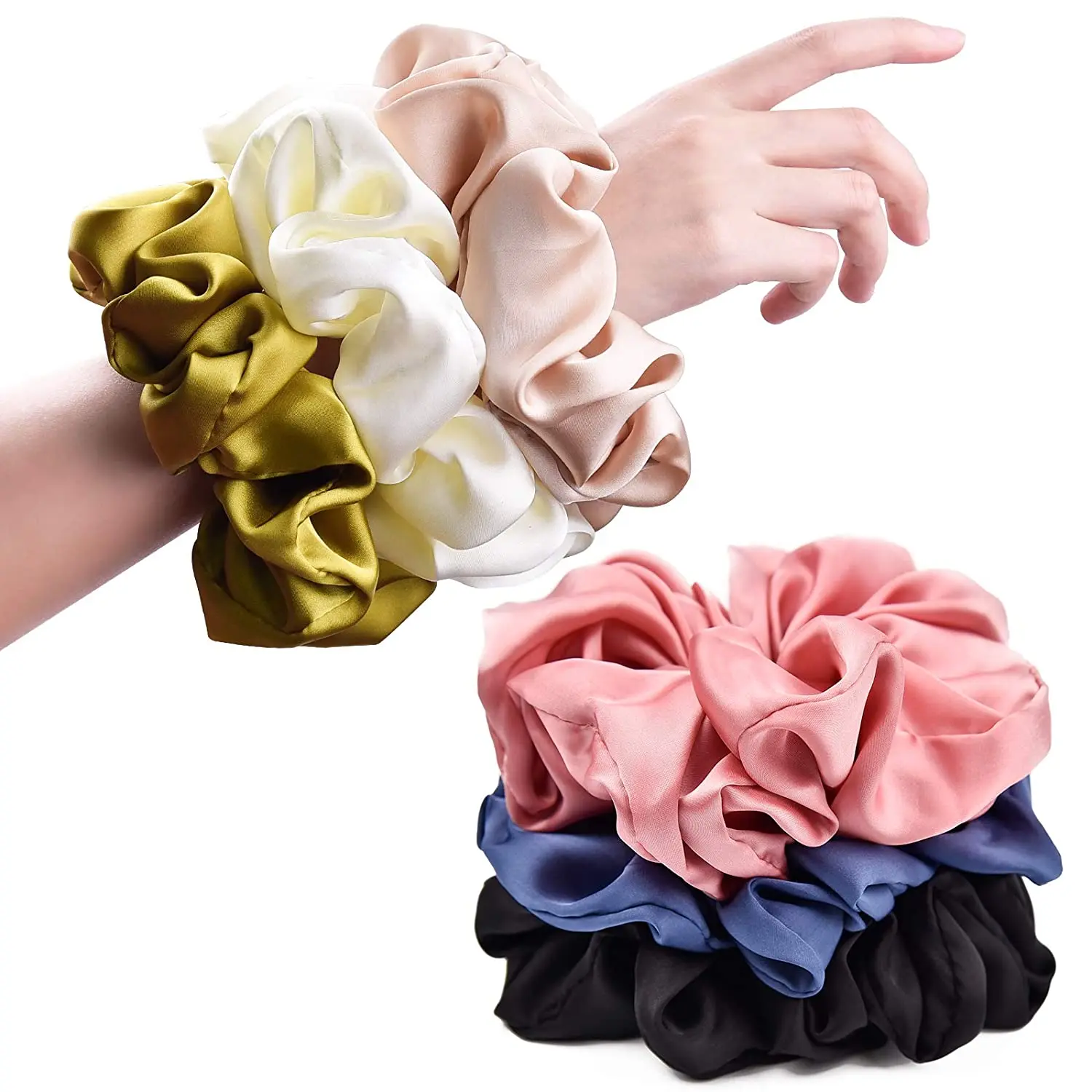 1PC Female silk headband elastic handmade multicolored headband ponytail head band headdress satin silk color
1PC Female silk headband elastic handmade multicolored headband ponytail head band headdress satin silk color