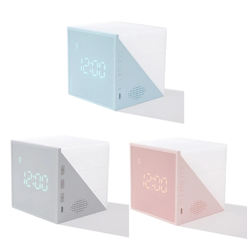 Cube Night Light Alarm Clock USB Rechargeable Table Lamp Digital Clock for Home Bedroom Livingroom Dormitory Decorations
Cube Night Light Alarm Clock USB Rechargeable Table Lamp Digital Clock for Home Bedroom Livingroom Dormitory Decorations