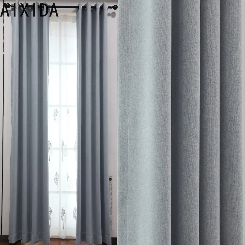 New Thickened double-sided Linen light luxury style pure color fabric patchwork shade curtains for living room bedroom
New Thickened double-sided Linen light luxury style pure color fabric patchwork shade curtains for living room bedroom