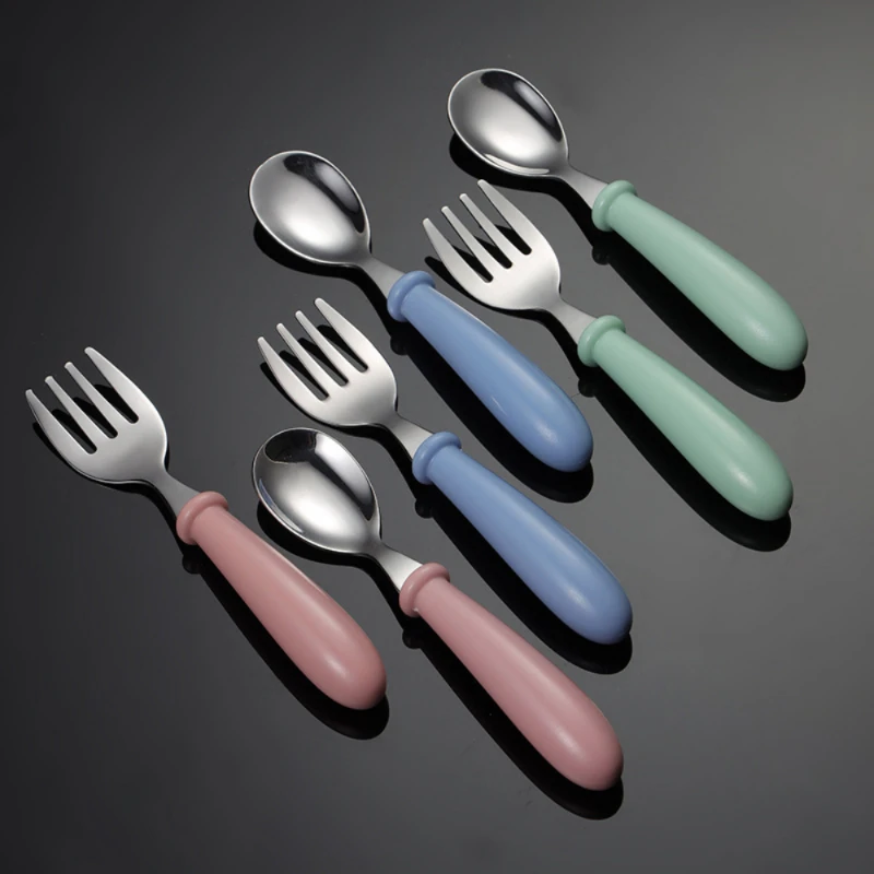 Stainless Steel Feeding Spoon Fork Baby Tableware Set Cartoon Infant Food Dessert Spoon Toddler Dinnerware Gifts cosas de bebe
Stainless Steel Feeding Spoon Fork Baby Tableware Set Cartoon Infant Food Dessert Spoon Toddler Dinnerware Gifts cosas de bebe