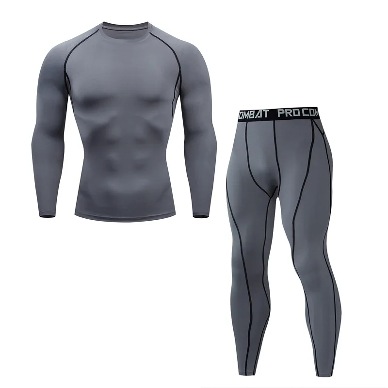 Running Compression Tracksuit Men Rashguard Gym Quick Dry Elastic Sportswear Fitness Two Piece Jogging Men's Sports Set
Running Compression Tracksuit Men Rashguard Gym Quick Dry Elastic Sportswear Fitness Two Piece Jogging Men's Sports Set