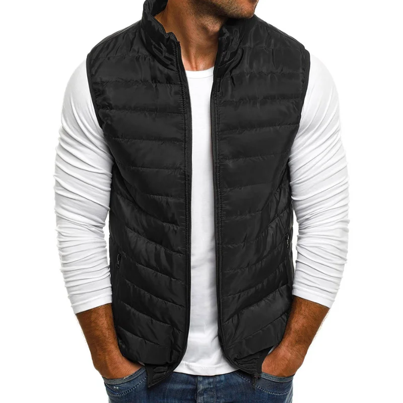 New Winter Fashion Male Cotton-Padded Vest Coats Men' Sleeveless Vest JacketsMen Stand Collar Warm Waistcoats Clothing Mens Vest
New Winter Fashion Male Cotton-Padded Vest Coats Men' Sleeveless Vest JacketsMen Stand Collar Warm Waistcoats Clothing Mens Vest