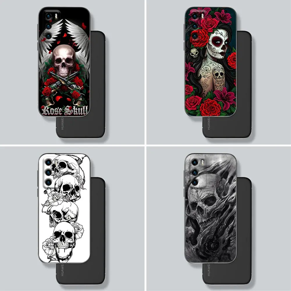 Phone Case For Huawei P30 P40 P10 P20 Lite P50 Pro P Smart Z 2019 2020 Cases Fundas Silicone Cover Retro Style Flower Rose Skull
Phone Case For Huawei P30 P40 P10 P20 Lite P50 Pro P Smart Z 2019 2020 Cases Fundas Silicone Cover Retro Style Flower Rose Skull