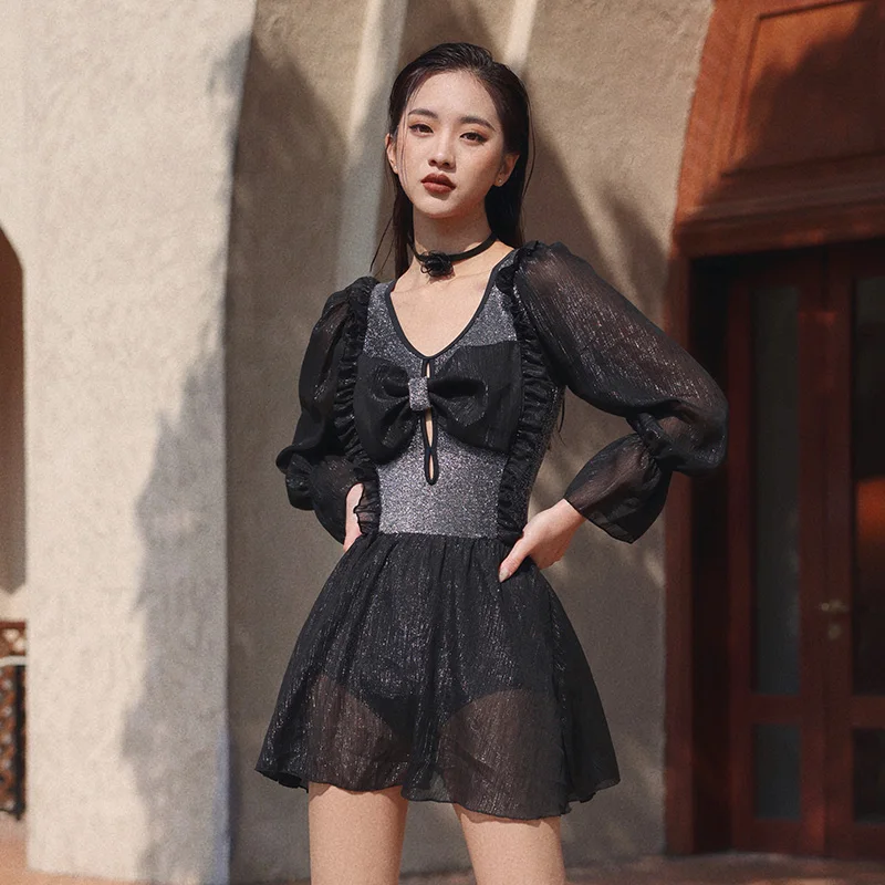 Women's One Piece Swimwear 2023 New Hot Springs Show Slim Cover Up Swimwear Conservative Flat Corner Skirt Resort Swimwear
Women's One Piece Swimwear 2023 New Hot Springs Show Slim Cover Up Swimwear Conservative Flat Corner Skirt Resort Swimwear