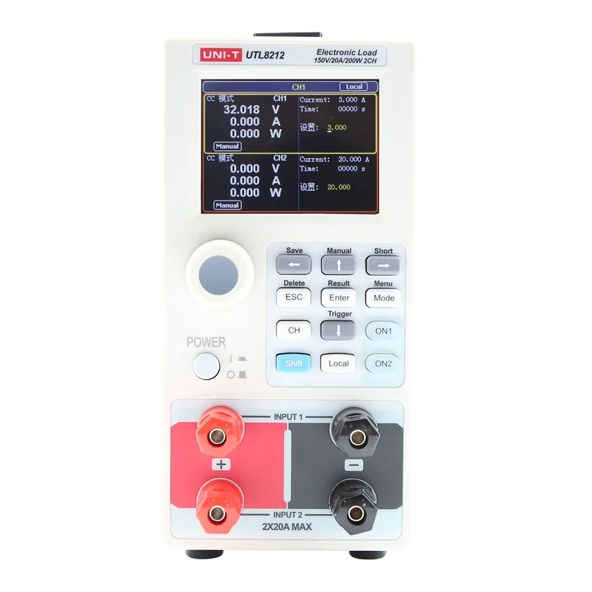 UNI-T High-Precision Compact DC Electronic Load Tester Power Supply Current Test UTL8211/UTL8212
UNI-T High-Precision Compact DC Electronic Load Tester Power Supply Current Test UTL8211/UTL8212