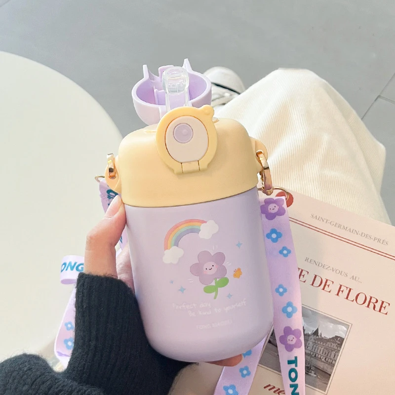 Thermal water bottle Cartoon Children's Insulation Cup 316 Stainless Steel Straw Water bottle Portable Tumbler
Thermal water bottle Cartoon Children's Insulation Cup 316 Stainless Steel Straw Water bottle Portable Tumbler