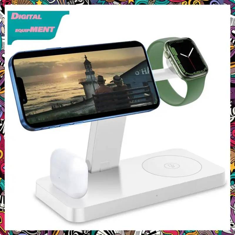 White Safe Qi Quick Charging Dock Station Powerful Wireless Charger Fast Charging Portable Horizontal Wireless Charging Position
White Safe Qi Quick Charging Dock Station Powerful Wireless Charger Fast Charging Portable Horizontal Wireless Charging Position