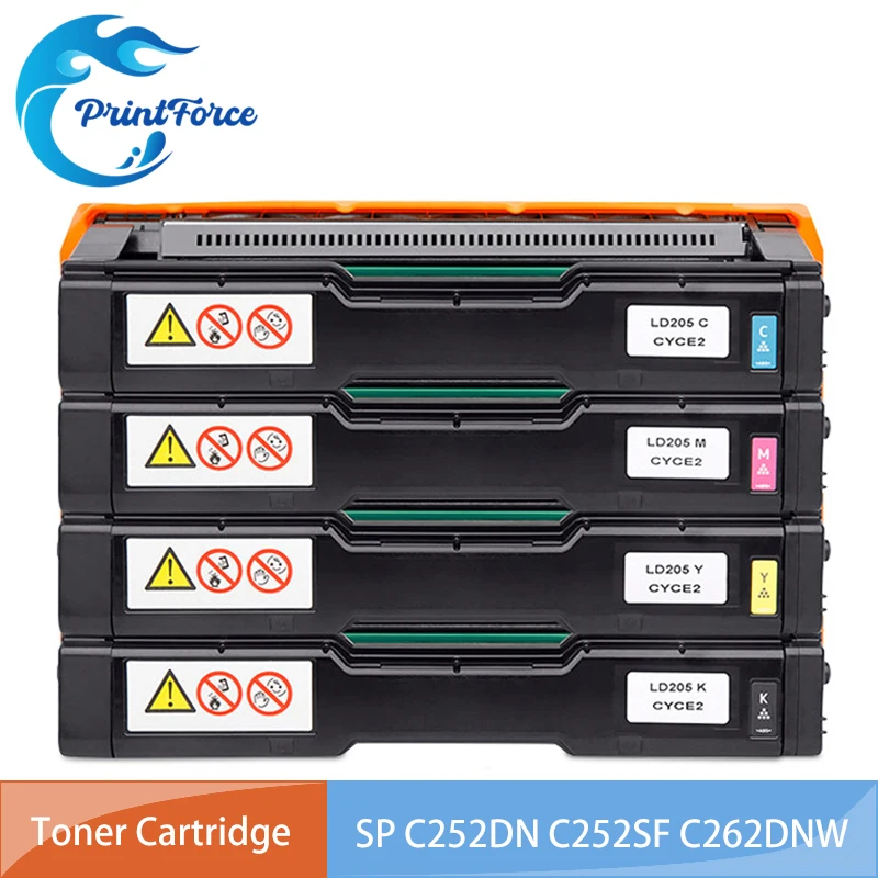 Картридж с тонером на 2500 страниц SP C252 C262 для Ricoh C252E C252DN C252SF C262DNW C262SFNW C262WW