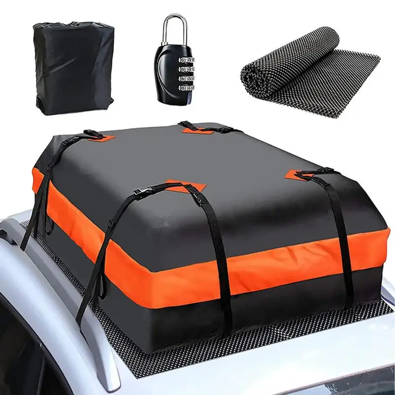 600D Waterproof Cargo Bag Car Roof Cargo Carrier Universal Luggage Bag Storage Bag For Travel Camping Rooftop Cargo Bag All Cars
600D Waterproof Cargo Bag Car Roof Cargo Carrier Universal Luggage Bag Storage Bag For Travel Camping Rooftop Cargo Bag All Cars